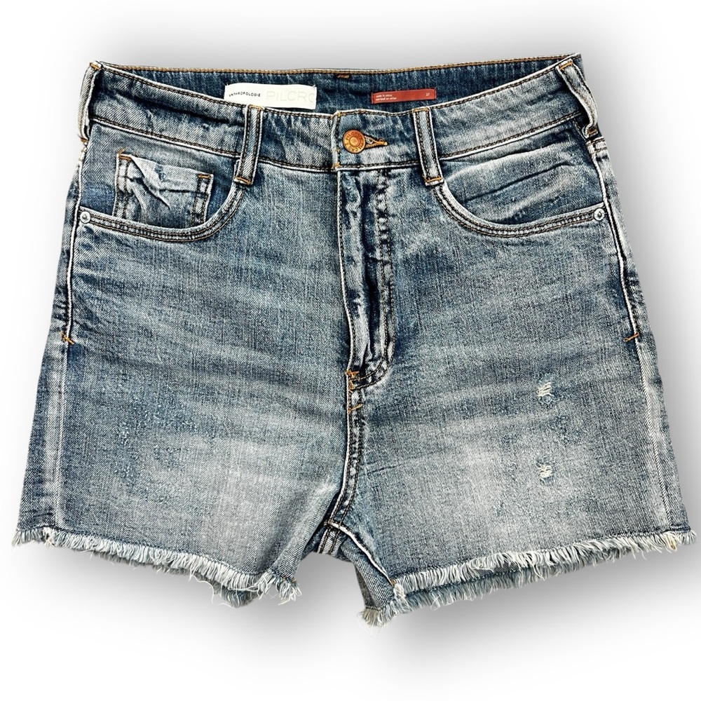 Pilcro & the Letterpress Cutoff Jean Shorts